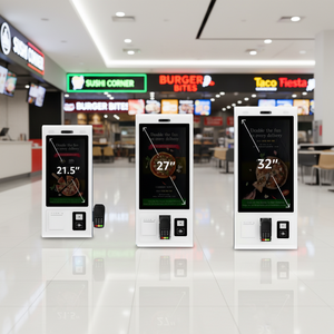 Terminal de paiement automatique WUXIN totem 27/32 pouces avec RFID et fonction <span class=keywords><strong>d</strong></span>'information pour les bornes de paiement fixe des parkings - Product Image 1