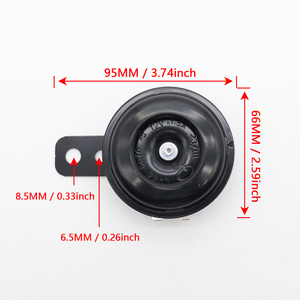 Lvee Còi Xe Máy DL70 6V 12V 48V 60V còi điện chống nước phổ thông Còi Xe Máy 105dB ATV UTV xe máy xe tay ga âm thanh lớn - Product Image 4