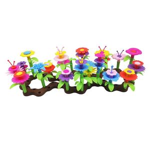 Kunststoff bunte Garten blume Spielzeug 2021 Hot Sale 104pcs Andere Lernspiel zeug 3 Alter Kinder 5 bis 7 Jahre, 8 bis 13 Jahre als Bild - Product Image 4