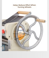 Machine à étaler la pâte en acier pour usage domestique, écologique, avec engrenage de 2 mm pour composants de vente au détail