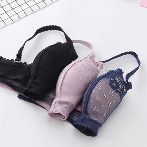 Dropshipping Wire-Free Lace Lingerie <b>Set</b> Bra & Brief Daily Underwear <b>Sexy</b> Breathable Women's <b>Set</b> - Product Image 6
