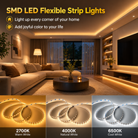Anpassbare LED-Streifenbeleuchtung 2835 SMD 12V 24V Dimmbar Ra90 Ra80 Flexibles Licht für DIY-Dekoration