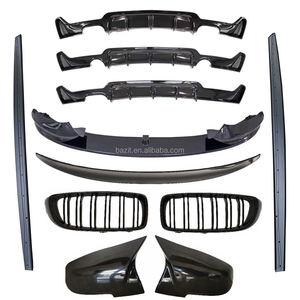 Kit Carrozzeria M Performance Nero Lucido Effetto Carbonio F32 F36 con Diffusore Posteriore Minigonne Laterali e Labbro Anteriore F32 per <span class=keywords><strong>BMW</strong></span> - Product Image 1