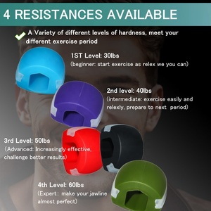 Palla per Allenamento 2 in 1, Esercitatore per Mascella, Allenamento Orale per la Masticazione - Product Image 6