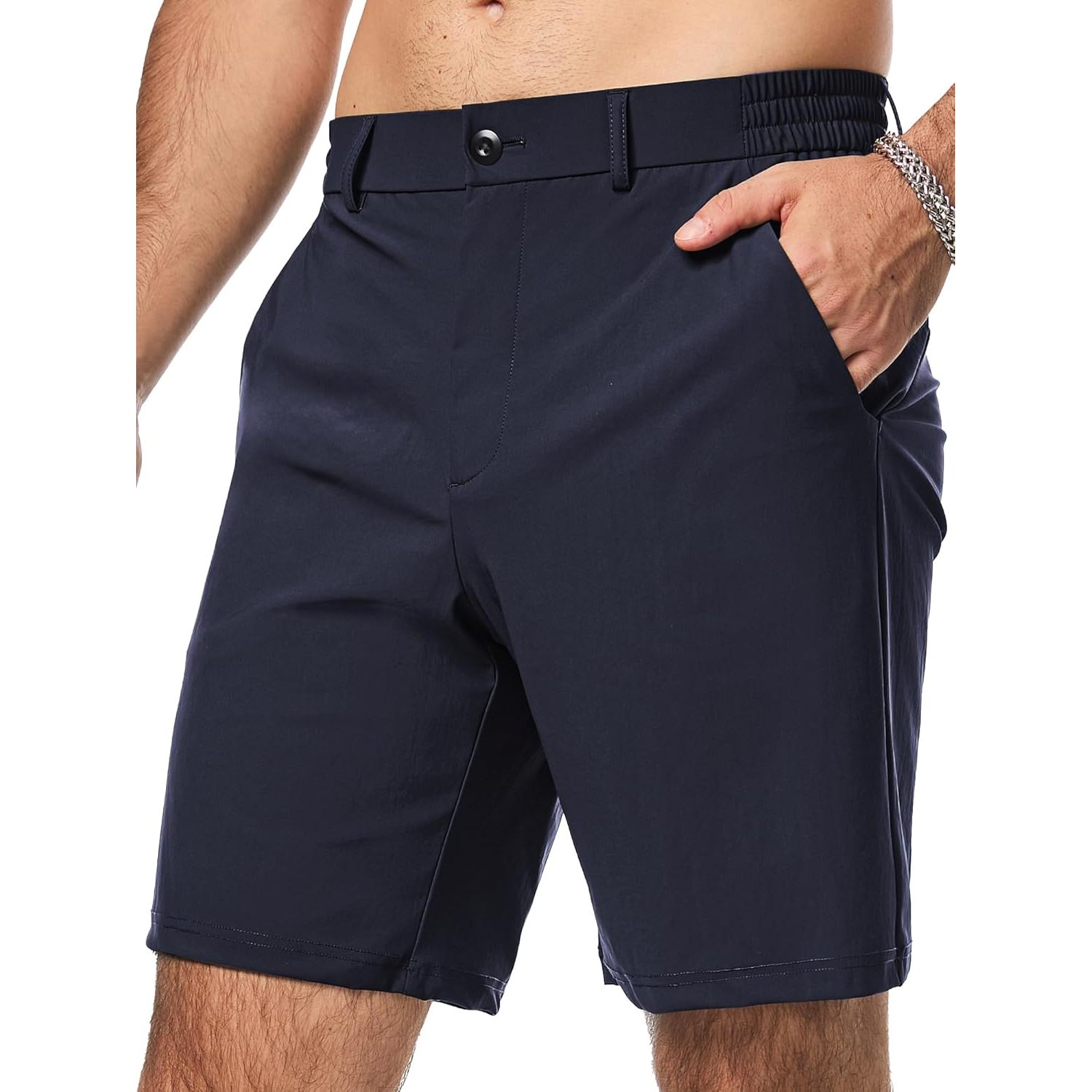 sachin and babi light blue dress Men's Lightweight Casual Dress Golf Shorts  TBMPOY