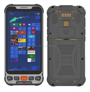 Venta al por mayor de fábrica Win10 <span class=keywords><strong>Pro</strong></span> PDA 4G + 64G + 4G LTE 2D Escáner de código de barras Terminales de mano RFID Windows PDA - Product Image 1