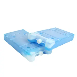 Vendite calde riutilizzabile ice pack cooler plastica congelamento gel riutilizzabile ice brick cooler per Cool Cooler borse termiche