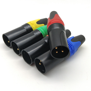 <strong>Colorful</strong> Conector Xlr 3 Pin Dmx Hembra <strong>Red</strong> Orange Green Blue Yellow 3pin Xlr Macho 3p <strong>Connector</strong> - Product Image 1