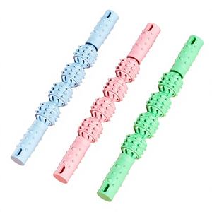 Bâton de massage musculaire à picots pour le soulagement des douleurs, outil de massage des mollets et des fascias pour le yoga, en PP, longueur 36 cm, unisexe - Product Image 1