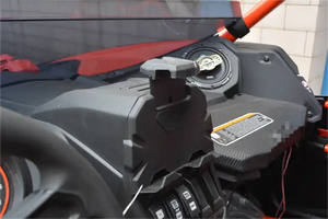 Yongjin ATV UTV soporte de dispositivo electrónico negro almacenamiento integrado para <span class=keywords><strong>Can</strong></span> <span class=keywords><strong>Am</strong></span> <span class=keywords><strong>Maverick</strong></span> <span class=keywords><strong>X3</strong></span> <span class=keywords><strong>2017</strong></span> 18 - Product Image 2