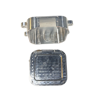 Precise Alignment CNC Machining OEM Aluminum Milling Drilling Parts Silver Shiny Precise Tolerance Custom Housing Parts