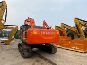 Excavatrice sur chenilles hydraulique Hitachi ZX350H d'occasion en bon état, 35 tonnes, équipement de construction lourd d'origine japonaise - Product Image 2