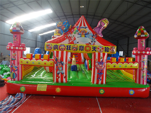 Anmu ตัวตลกขนาดใหญ่ใหม่ล่าสุด,ปราสาทเป่าลมยักษ์สำหรับสวนสนุกกลางแจ้งสำหรับเด็กเล่น - Product Image 4