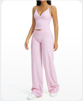 Ensemble de yoga deux pièces respirant pour femme avec logo personnalisé, vêtements de sport et de fitness en gros, legging et soutien-gorge de sport