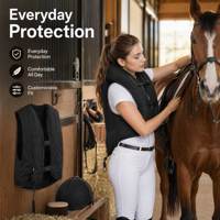 Gilet Airbag Équestre Gonflable à Réponse Rapide avec Système de Sangle – Protection Directe Usine pour Athlètes de Saut d'Obstacles
