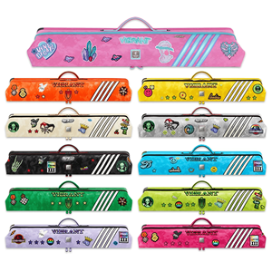 Étui souple en cuir bleu vif imperméable 88 cm x 14 cm x 12 cm à 3 trous pour queues <span class=keywords><strong>de</strong></span> billard et <span class=keywords><strong>de</strong></span> <span class=keywords><strong>piscine</strong></span> - Product Image 2