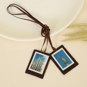 Mecrt Escapulario Católico Catedral de Milán Emblema Católico Escapulario Carmelita Amuleto Religioso Ceremonia de Primera Comunión de Navidad - Product Image 2