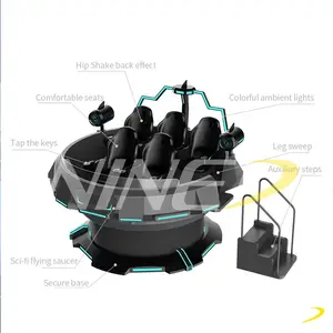 9d VR 5 seats flight simulator for sale ufovr robot Roller Coaster Simulator racing simulator chair