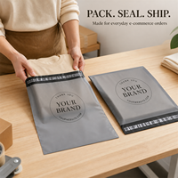 Sac d'expédition en plastique recyclé écologique personnalisé, pochette d'expédition résistante aux déchirures pour l'emballage des vêtements