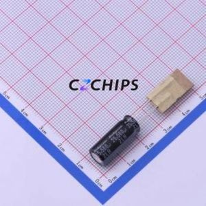 Condensador Electrolítico de Aluminio de Orificio Pasante 25ZLH560MEFCT78X20, Orificio Pasante, D8xL20mm, 560uF, 20%, 25V, 1.5A-100kHz - Product Image 1