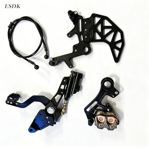 Ultra Bee Linker Doppel-Bremssattelhalter & Fußrasten Bremshalterung Motorradzubehör CNC-verstärkt für Extrem-Offroad-Fahrten - Product Image 5