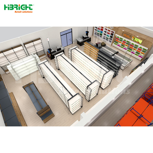 Projet d'aménagement intérieur de supermarché en 3D interactif avec rayonnages gondoles - Product Image 3