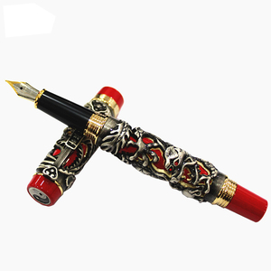 Marca Hansel de lujo Jinhao Nobles Best Pen Regalo de gama alta Colecciones de <span class=keywords><strong>plumas</strong></span> estilográficas de dragón chino de iridio dorado - Product Image 4