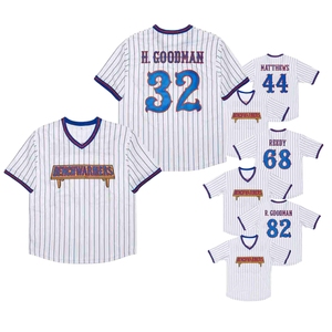 Maglia da Baseball Ricamata di Alta Qualità, Abbigliamento Sportivo Personalizzato, Maglietta a Righe Gus Matthews per Uomini, Donne e Giovani - Product Image 1