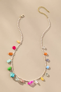 2025new Fashion Hot Sale <strong>Boho</strong> Personalized Pendant Crystal <strong>Necklace</strong> Healing Natural Stone Jewelry for Women Gifts - Product Image 4