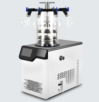 Machine de lyophilisation de laboratoire de paillasse Pioneer 3L avec température de -80°C ° Piège à froid pour la recherche et le développement de processus