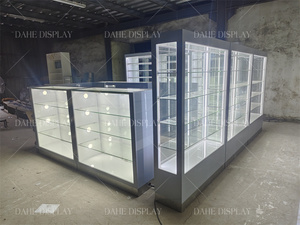 Đầy Đủ Tầm Nhìn Showcase Cửa Sổ Tủ Kính Hiển Thị Hiển Thị Trường Hợp Thuốc Lá Cửa Hàng Hiển Thị Khói Cửa Hàng Hiển Thị Trường Hợp Với Ánh Sáng LED - Product Image 3