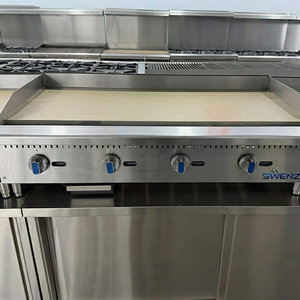 Plancha à gaz de table, <span class=keywords><strong>station</strong></span> de grillades pour hamburgers, pour les restaurants de restauration rapide - Product Image 2