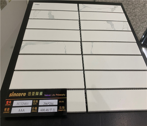 高品質大理石デザインカララ白い長方形磁器モザイクキッチンバックスプラッシュ用。 - Product Image 2