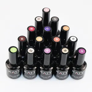 KATY Beauté 15 ml Vernis À Ongles Gel UV Offre Spéciale OEM ODM Marque PRIVÉE Couleur Gel Polonais