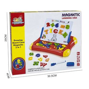 Primi giocattoli educativi tavolo da disegno set lavagna magnetica portatile per bambini e alfabeto - Product Image 5