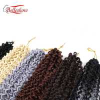 Frevitesse — cheveux ondulés, tresses au crochet, couleur ombre, 22 pouces, offre spéciale