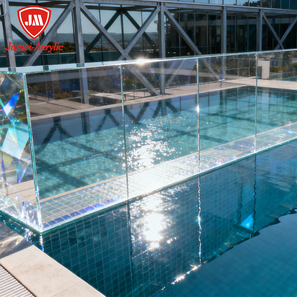 Jumei Manufacturer Price 50-200mm Clear High Transparent PMMA Cast Swimming Pool Arylic Sheets · image 2