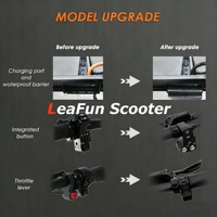 Sıcak Satış Toptan LeaFun Scooter D2 Çift Motorlu Arazi Elektrikli Scooter 10 inç Her Türlü Araziye Uygun E-Scooter Yetişkinler İçin AB Deposu