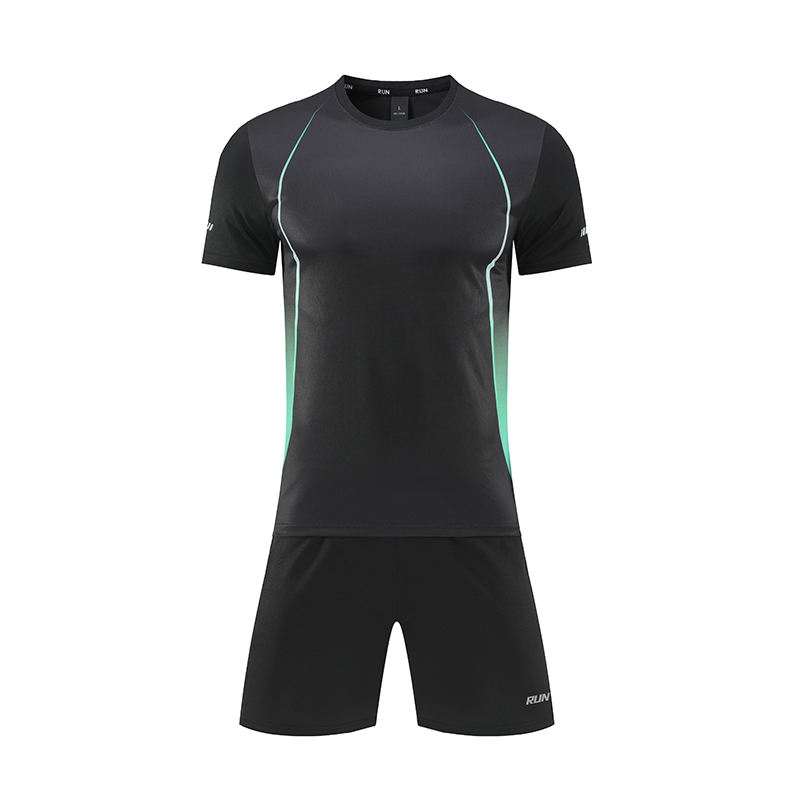 สีดำและสีเขียว