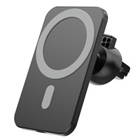 Produits Tendances 2025 – Chargeur de Voiture Magnétique Rapide 15W Type-C Sans Fil avec Support pour Téléphone 16
