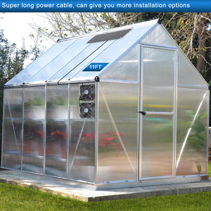 Kit de Ventilador de Extracción Solar Recargable Adecuado para Pequeños Gallineros, Invernaderos y Casas para Mascotas - Product Image 5