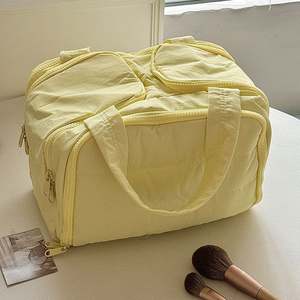Sac de rangement pour cosmétiques de voyage de grande capacité, sac pratique multifonctionnel portable, sac de rangement pour pinceaux de maquillage - Product Image 6