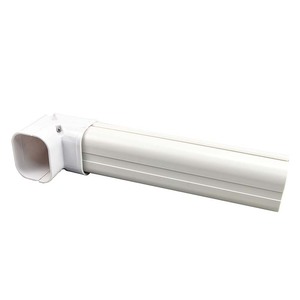 Couverture décorative en plastique pour tuyau de climatisation sur mesure, installation facile, pour pièces de climatiseur - Product Image 3
