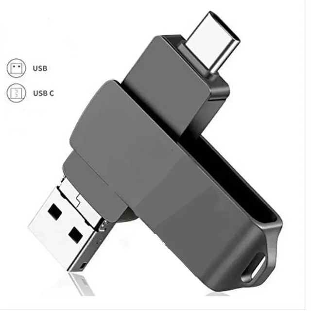High Quality High Speed 3 in 1OTG USB Flash Drive USB 3.0 128gb 256gb 512gb for Mobile Phone Type C Pen Drive for Smartphone