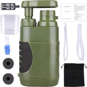 Purificador de agua portátil DELANHUWI Mini para camping, filtro de agua potable personal de ABS para uso en exteriores con ultrafiltración. - Product Image 3