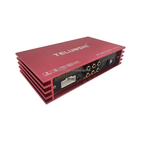 Voiture DSP AMP 4CH entrée 6CH sortie 15 EQ Band crossover intégré Car Dsp Audio Processor 4*50W Car DSP Amplifier