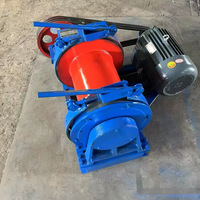 Machine de tirage 0,5-1 tonne, alimentée au diesel, avec base à visser, pour la pose de tours de câbles en acier, pièces de rechange pour le tirage et le forage