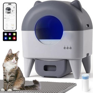 Kotak Pasir Kucing Otomatis Pintar Kapasitas Besar 75L dengan Kontrol Aplikasi Wi-Fi dan Filter Penghilang Bau untuk Banyak Kucing - Product Image 6