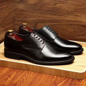 Zapatos Oxford de Moda para Hombre 2025 - Zapatos Formales de Negocios con Cordones de Cuero para Caballero - Zapatos Casuales de Alta Calidad para Otoño que Aumentan la Estatura - Product Image 6