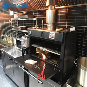 Kitlalong-equipo de cocina comercial, horno de carne, carbón, parrilla de carbón, para restaurante, carne, carbón